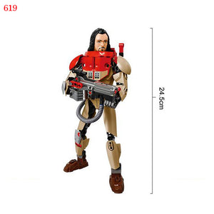 28 Style Star War The Last Jedi Buildable Action Figure Rey Kylo Ren Luke Skywalker Building Block Toy