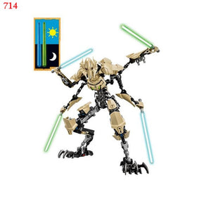 28 Style Star War The Last Jedi Buildable Action Figure Rey Kylo Ren Luke Skywalker Building Block Toy