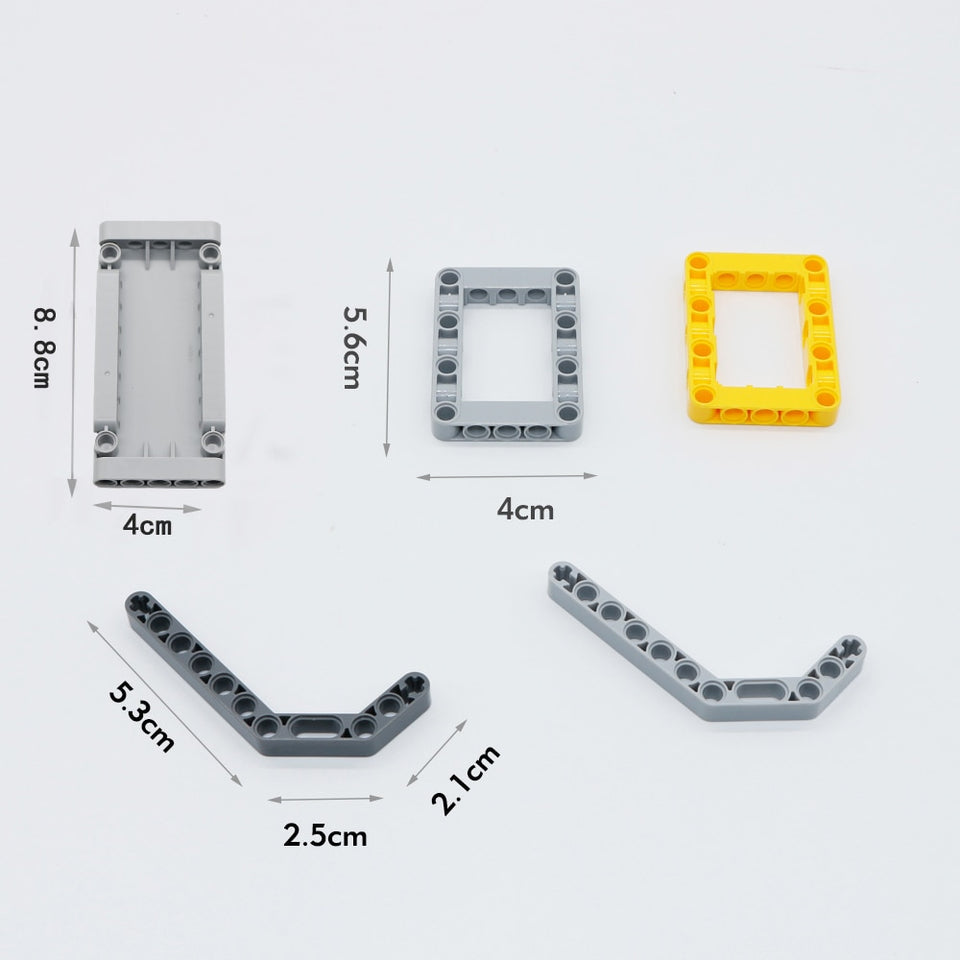 LEGO 548PCS Blocks Technic Parts Liftarm Beam Cross Axle Connector Panel MOC Accessory Toys Car  Bulk Parts Building bricks