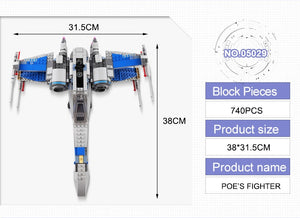 LEGO 05004 First Order Poe's X Wing Fighter 05029 05145 Star Building Blocks Brick Children Toy Wars