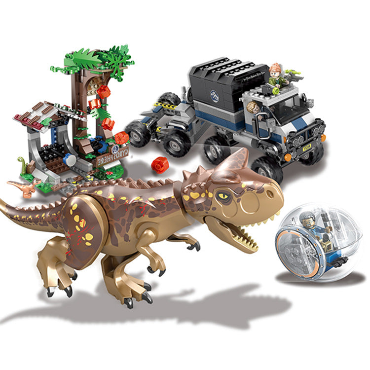 LEGO Jurassic World Park Carnotaurus Gyrosphere Escape