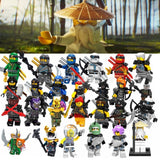 LEGO Ninjago Figures Blocks Garmaoon Nya Jay Zane Kai Cole Harumi Samurai X Action Figures Ninjago