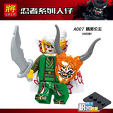 LEGO Ninjago Figures Blocks Garmaoon Nya Jay Zane Kai Cole Harumi Samurai X Action Figures Ninjago