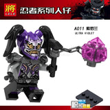 LEGO Ninjago Figures Blocks Garmaoon Nya Jay Zane Kai Cole Harumi Samurai X Action Figures Ninjago