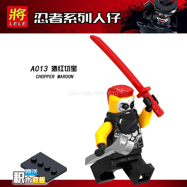 LEGO Ninjago Figures Blocks Garmaoon Nya Jay Zane Kai Cole Harumi Samurai X Action Figures Ninjago