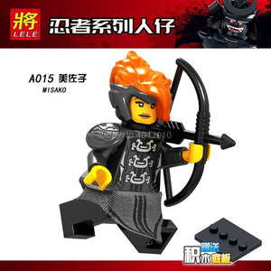 LEGO Ninjago Figures Blocks Garmaoon Nya Jay Zane Kai Cole Harumi Samurai X Action Figures Ninjago