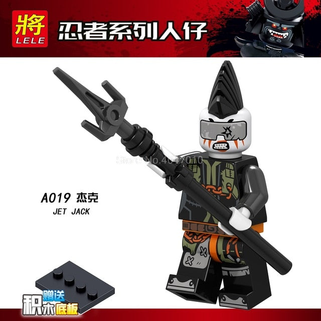 LEGO Ninjago Figures Blocks Garmaoon Nya Jay Zane Kai Cole Harumi Samurai X Action Figures Ninjago