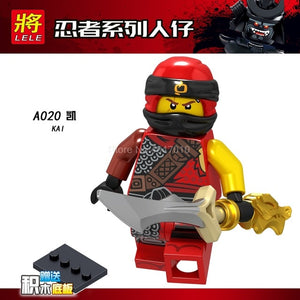 LEGO Ninjago Figures Blocks Garmaoon Nya Jay Zane Kai Cole Harumi Samurai X Action Figures Ninjago