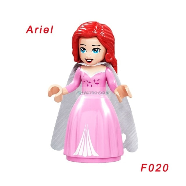 LEGO Fairy Tale Princess Girl Maleficent Building Doll Figures Bricks Blocks Model Friends Children Toys