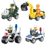 LEGO City Build Model Building Blocks Figures Engineer Forklift Truck Block Bricks Sets Educational Toys For Children Gifts