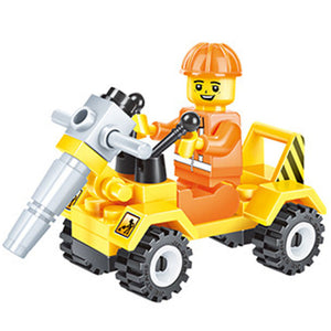 LEGO City Build Model Building Blocks Figures Engineer Forklift Truck Block Bricks Sets Educational Toys For Children Gifts