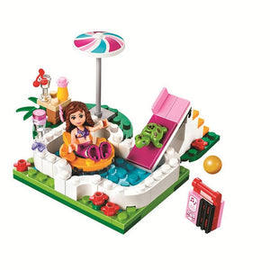 LEGO Friends Series Houses Animals Emma/Mia Cat Play Pet House  Girls Princess Toys