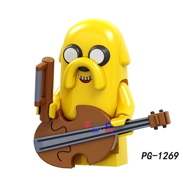 LEGO Cartoon movie Adventure time Finn Banana guard Jack Flame princess Duke Party Figure