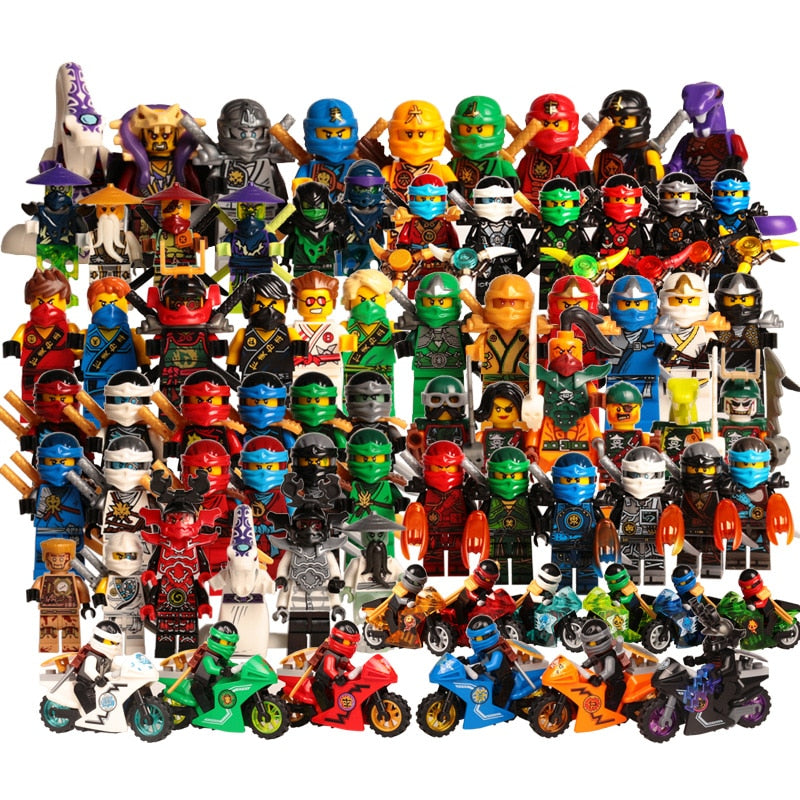 LEGO Ninja Kai Jay Zane Cole Lloyd Carmadon With Tornado Motorcycle Ninjagoes Marvel Super Heroes figures Building Block Toys