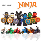 LEGO Ninja Kai Jay Zane Cole Lloyd Carmadon With Tornado Motorcycle Ninjagoes Marvel Super Heroes figures Building Block Toys