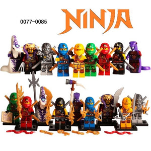 LEGO Ninja Kai Jay Zane Cole Lloyd Carmadon With Tornado Motorcycle Ninjagoes Marvel Super Heroes figures Building Block Toys