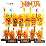 LEGO Ninja Kai Jay Zane Cole Lloyd Carmadon With Tornado Motorcycle Ninjagoes Marvel Super Heroes figures Building Block Toys