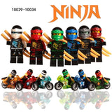 LEGO Ninja Kai Jay Zane Cole Lloyd Carmadon With Tornado Motorcycle Ninjagoes Marvel Super Heroes figures Building Block Toys