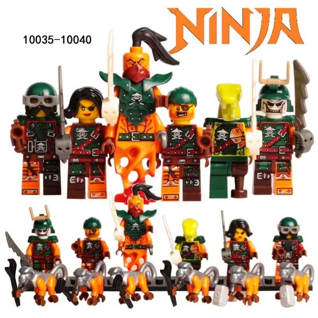 LEGO Ninja Kai Jay Zane Cole Lloyd Carmadon With Tornado Motorcycle Ninjagoes Marvel Super Heroes figures Building Block Toys