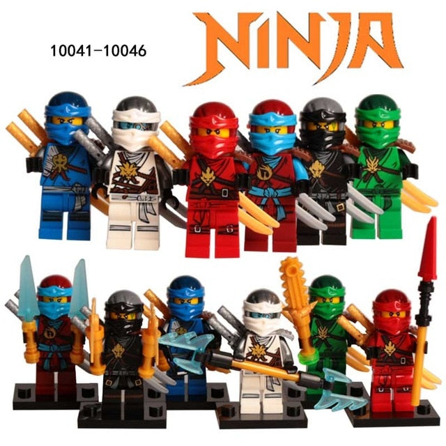 LEGO Ninja Kai Jay Zane Cole Lloyd Carmadon With Tornado Motorcycle Ninjagoes Marvel Super Heroes figures Building Block Toys