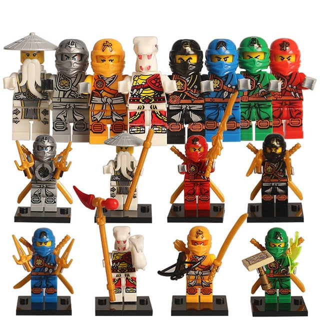 LEGO Ninja Kai Jay Zane Cole Lloyd Carmadon With Tornado Motorcycle Ninjagoes Marvel Super Heroes figures Building Block Toys