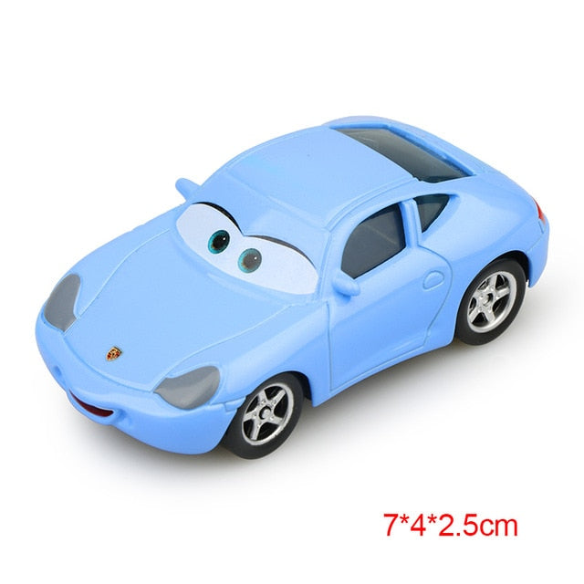 Disney Pixar Cars 2 3 Lightning McQueen Mater Jackson Storm Ramirez 1:55 Diecast Vehicle Metal Alloy Boy Kid Toys Christmas Gift