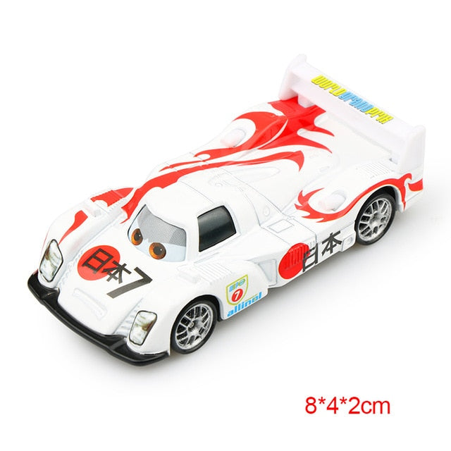 Disney Pixar Cars 2 3 Lightning McQueen Mater Jackson Storm Ramirez 1:55 Diecast Vehicle Metal Alloy Boy Kid Toys Christmas Gift