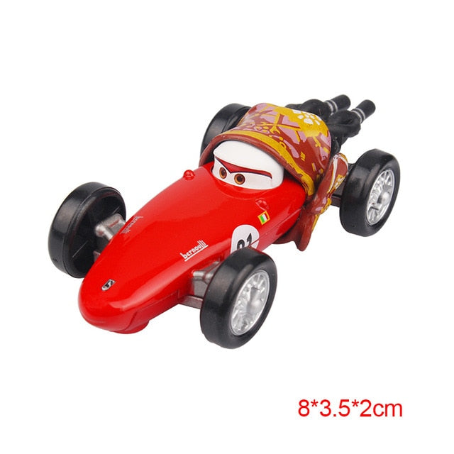 Disney Pixar Cars 2 3 Lightning McQueen Mater Jackson Storm Ramirez 1:55 Diecast Vehicle Metal Alloy Boy Kid Toys Christmas Gift