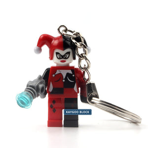 LEGO Super Hero Iron Man Figure Keychain Batman Deadpool Thor Captain America Black Panther