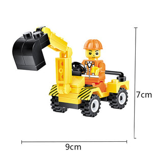 LEGO City Build Model Building Blocks Figures Engineer Forklift Truck Block Bricks Sets Educational Toys For Children Gifts