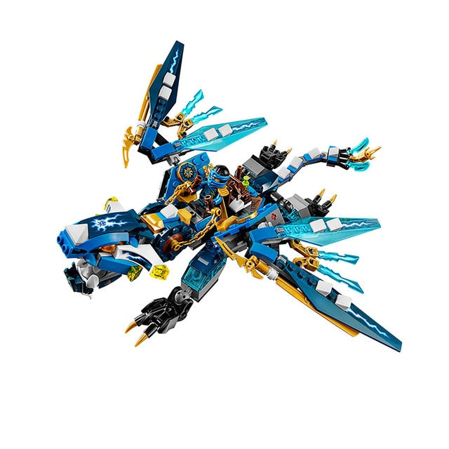 LEGO 592pcs Ninja Ninjago Flying Mecha Dragon Building Blocks Bricks Toys