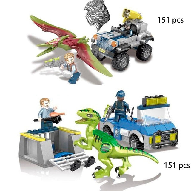 LEGO Jurassic World Sets 4 park 3 Dinosaurs Toys T-Rex Blocks Building