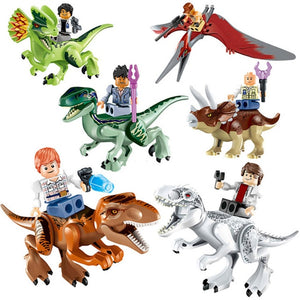 LEGO Jurassic World Sets 4 park 3 Dinosaurs Toys T-Rex Blocks Building