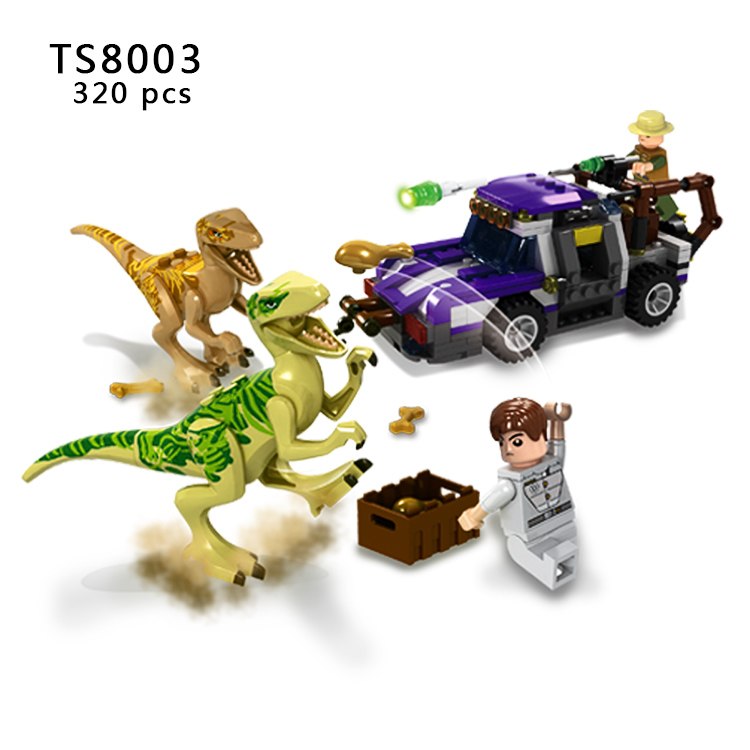 LEGO Jurassic World Sets 4 park 3 Dinosaurs Toys T-Rex Blocks Building