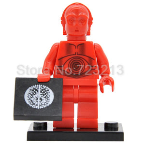 LEGO C3PO R2D2 Robot C-3PO R2-D2 BB8 Building Blocks Models Bricks Kits Toys for Children