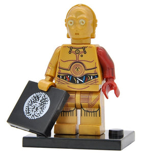 LEGO C3PO R2D2 Robot C-3PO R2-D2 BB8 Building Blocks Models Bricks Kits Toys for Children