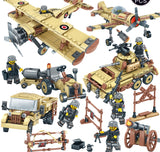 LEGO Military World War 2 SWAT Germany Car Plane Helicopter Tank Truck Building Blocks Figures Army Bricks Toy