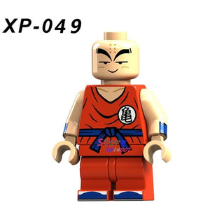 LEGO Building Blocks Dragon Ball Z Figures Violett Krillin Tien Shinhan Goku Chiaotzu Vegeta Collection toys for children