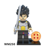 LEGO Building Blocks Dragon Ball Z Figures Violett Krillin Tien Shinhan Goku Chiaotzu Vegeta Collection toys for children