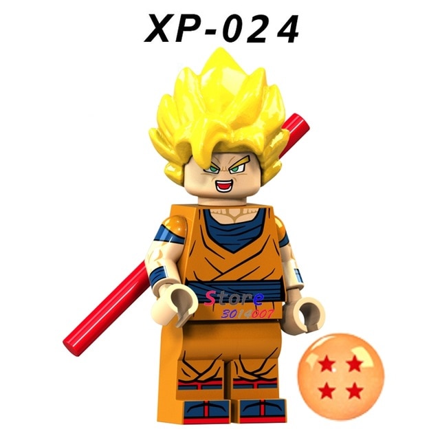 LEGO Building Blocks Dragon Ball Z Figures Violett Krillin Tien Shinhan Goku Chiaotzu Vegeta Collection toys for children