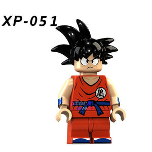 LEGO Building Blocks Dragon Ball Z Figures Violett Krillin Tien Shinhan Goku Chiaotzu Vegeta Collection toys for children