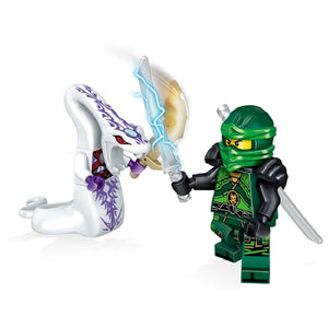 24pcs/lot Compatible Legoed NinjagoINGlys NINJA Heroes Kai Jay Cole Zane Nya Lloyd With Weapons Action Toy ninjago Figure Blocks