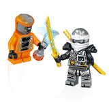 24pcs/lot Compatible Legoed NinjagoINGlys NINJA Heroes Kai Jay Cole Zane Nya Lloyd With Weapons Action Toy ninjago Figure Blocks