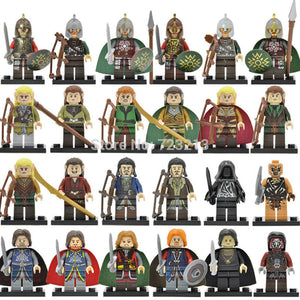 LEGO Figure Wraith Rider Rohan Bowman Mordor Orc Boromir Building Blocks Models Toys Set