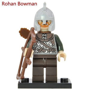 LEGO Figure Wraith Rider Rohan Bowman Mordor Orc Boromir Building Blocks Models Toys Set