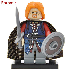 LEGO Figure Wraith Rider Rohan Bowman Mordor Orc Boromir Building Blocks Models Toys Set