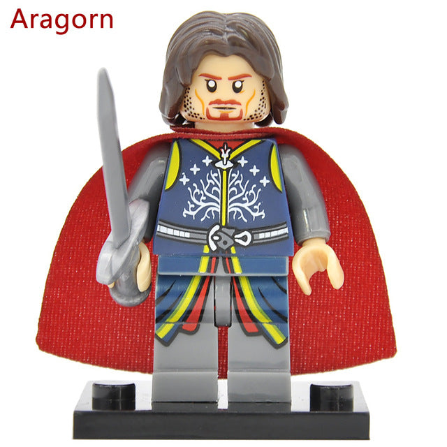 LEGO Figure Wraith Rider Rohan Bowman Mordor Orc Boromir Building Blocks Models Toys Set