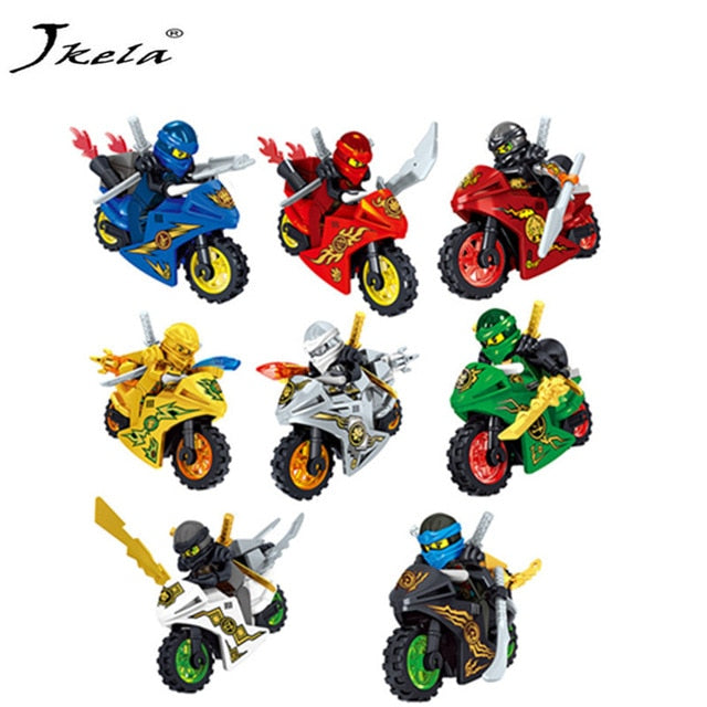 LEGO Ninja Motorcycle Building Blocks Bricks toys