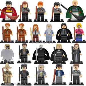 LEGO 21pcs/lot Harry Potter Figure Set Hermione Ron Dumbledore Lord Voldemort Malfoy