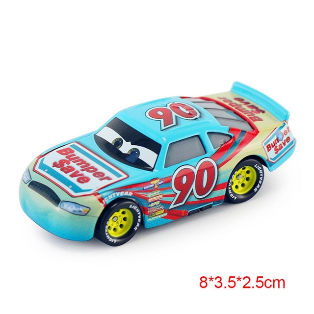 Disney Pixar Cars 2 3 Lightning McQueen Mater Jackson Storm Ramirez 1:55 Diecast Vehicle Metal Alloy Boy Kid Toys Christmas Gift